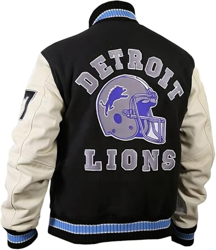 Detroit Beverly Hills Cop Varsity Jacket Mens - Image 3