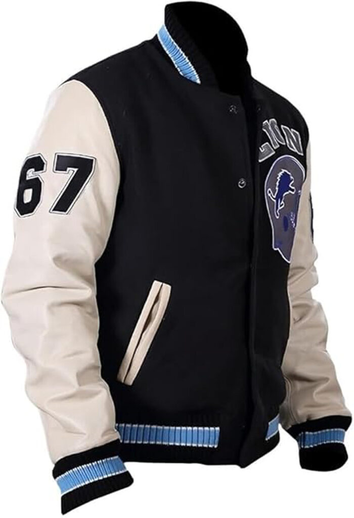Detroit Beverly Hills Cop Varsity Jacket Mens - Image 4