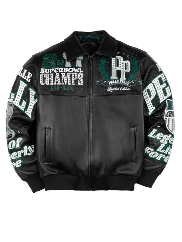 Cowboys-vs-Eagles-Game-Meek-Mill-Black-Leather-Jacket