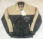 AVIREX Varsity Jacket Leather NORTHWEST WILD BEARS USA New York Men's Size XLView