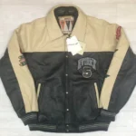 AVIREX Varsity Jacket Leather NORTHWEST WILD BEARS USA New York Men's Size XLView