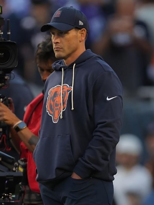 Ben-Johnson-Chicago-Bears-Home-Sideline-Blue-Logo-Hoodie-Unisex