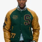 COLLEGE VARSITY PATCHED - Bomber Jacket