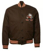 Cleveland-Browns-1950-Brown-Satin-Jacket