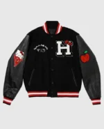 Hello-Kitty-Apples-Black-Varsity-Jacket-1