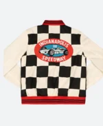 IMS-Indianapolis-Motor-Speedway-500-Checkered-Flag-Black-White-Varsity-Jacket