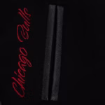 Men's Chicago Bulls Mitchell & Ness Black Hardwood Classics Blackout Collection Full-Snap Varsity Jacke1