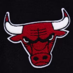 Men's Chicago Bulls Mitchell & Ness Black Hardwood Classics Blackout Collection Full-Snap Varsity Jacket2