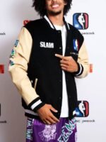 NBA-On-NBC-2025-SLAM-Draft-Varsity-Bomber-Jacket