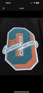 OVO X NFL Miami Dolphins Leather Wool Varsity Jacket Medium M October’s Very