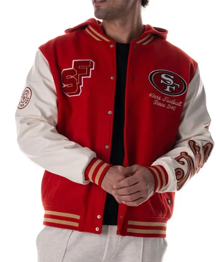 SF-49ers-The-Wild-Collective-Hooded-Varsity-Jacket