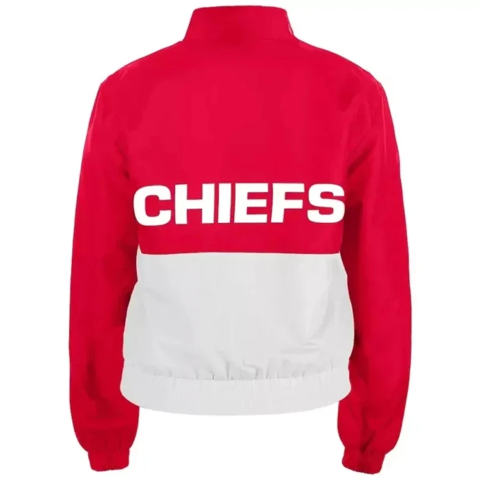 Taylor Swift Kansas City Chiefs New Era Color Block Windbreaker Jacket Women's
