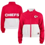 Taylor Swift Kansas City Chiefs New Era Color Block Windbreaker Women's Jacket