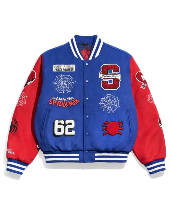 Buy-Spider-Man-Red-And-Blue-Varsity-Letteman-Jacket Buy-Spider-Man-Red-And-Blue-Varsity-Letteman-Jacket
