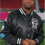 Good-Morning-America-Michael-Strahan-Black-Varsity-Jacket