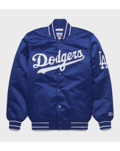 Homage-LA-Dodgers-Starter-Blue-Satin-Jacket