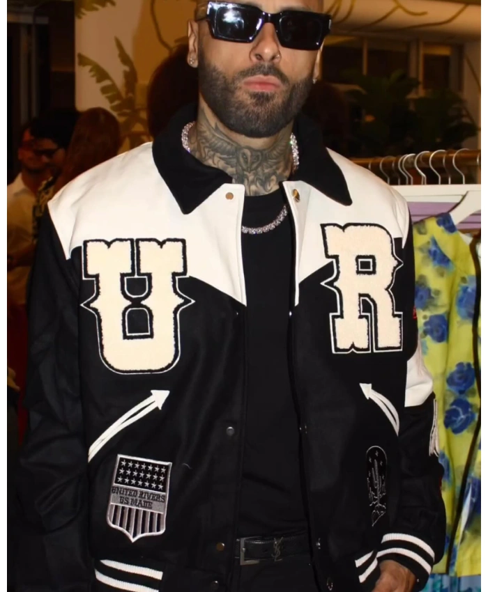 Nicky-Jam-Rodeo-Style-White-River-Varsity-Jacket Nicky-Jam-Rodeo-Style-White-River-Varsity-Jacket