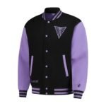 Unisex-Golden-State-Valkyries-FISLL-Eclipse-Black-Full-Snap-Varsity-Jacket