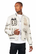 Rune-White-Varsity-Jacket-Front-View