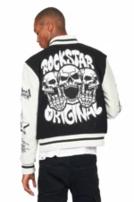 Rune-Black-Varsity-Jacket-Back-View