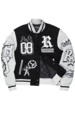 Rune-Black-Varsity-Jacket-Front1