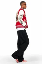 Rune-Red-Varsity-Jacket-Side-View-2