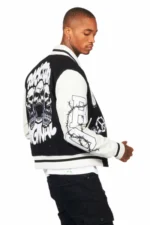 Rune-Black-Varsity-Jacket-Side-View-2