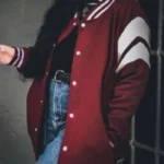Buy-Now-Christiane-F.-BOWIE-Stripes-Maroon-Varsity-Jacket-For-Men-and-Women
