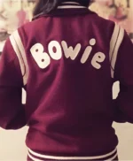 Buy-Now-Christiane-F.-BOWIE-Stripes-Maroon-Varsity-Jacket-For-Men-and-Women-in-Sale