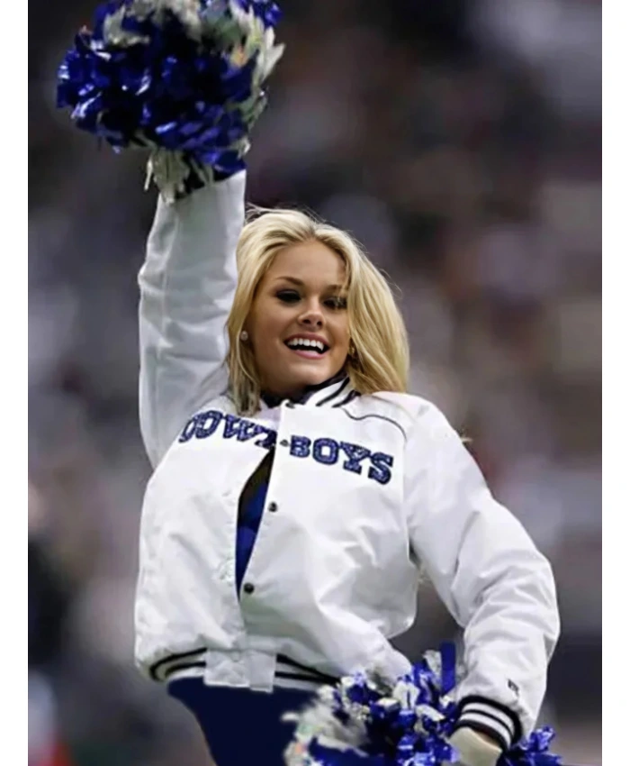 Cowboys-Cheerleaders-White-Varsity-Jacket