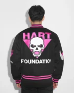 HartFoundationBlackVarsityJacketModel-3