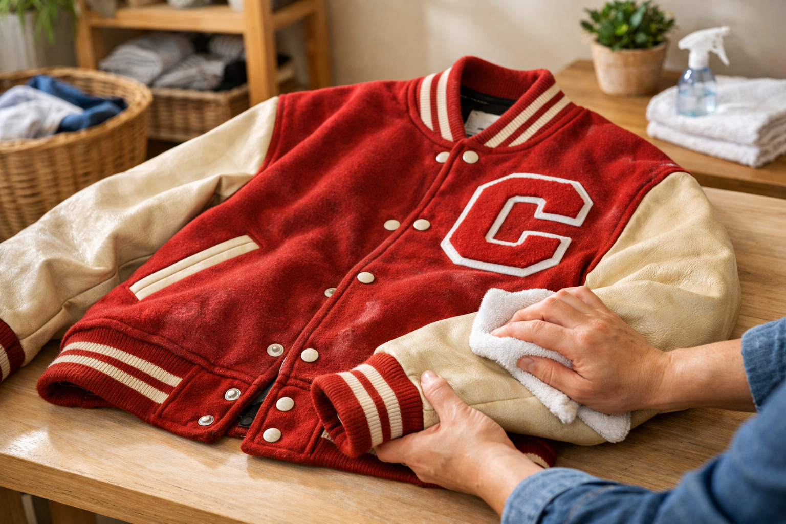 How to Clean a Varsity Jacket at Home