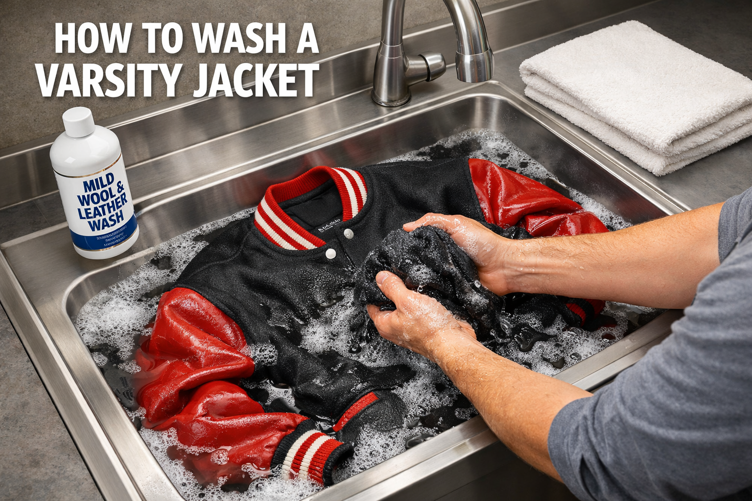 How to Wash a Varsity Jacket the Right Way