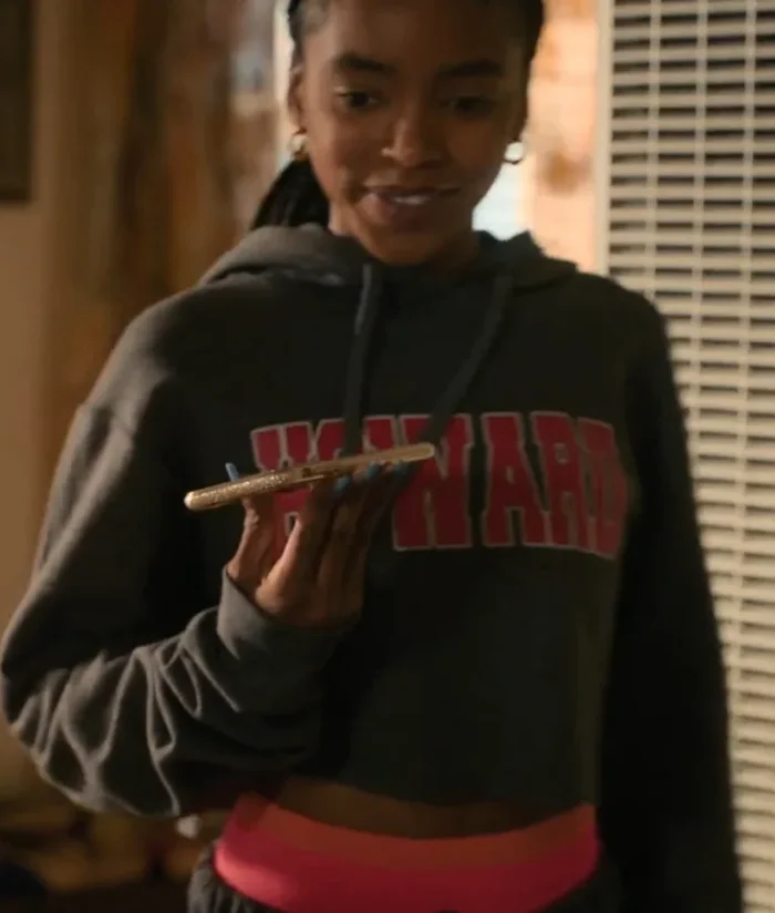 Keisha-Clark-Forever-Howard-Cropped-Hoodie