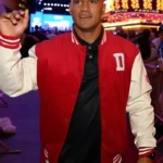 NRL-Fan-Day-Valentine-Holmes-Red-and-White-Varsity-Letterman-Jacket