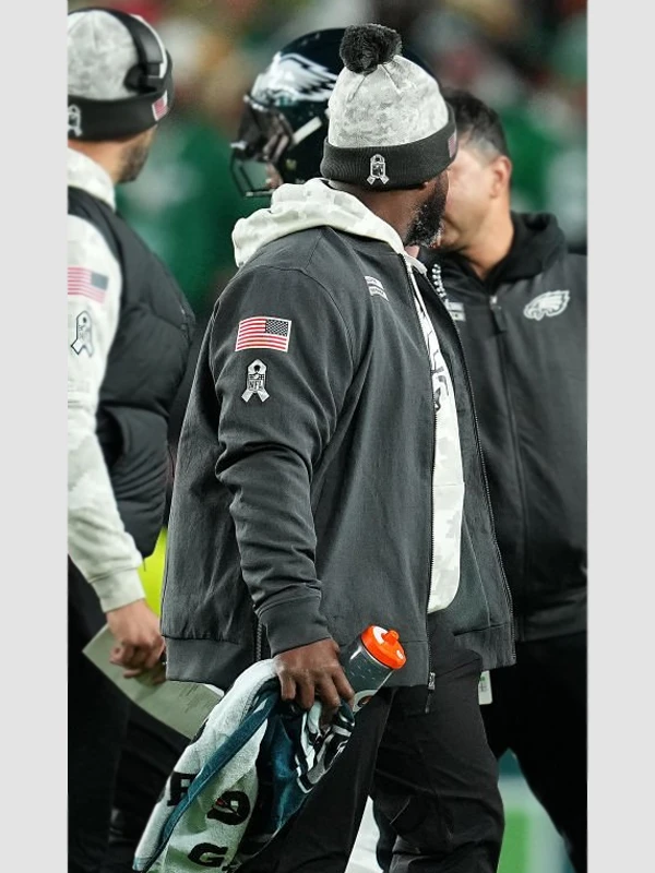 Philadelphia-Eagles-Salute-To-Service-Black-Bomber-Jacket-2024