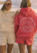 Pink-Palm-Puff-Chasing-Sunsets-Oversized-Hoodie