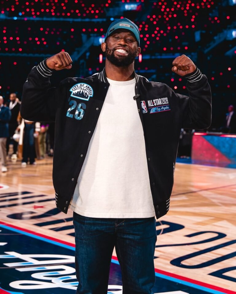 Siya-Kolisi-NBA-All-Star-2026-Black-Varsity-Jacket