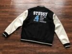 Vintage-Stussy-Big-4-Leather-Wool-Black-Jacket2