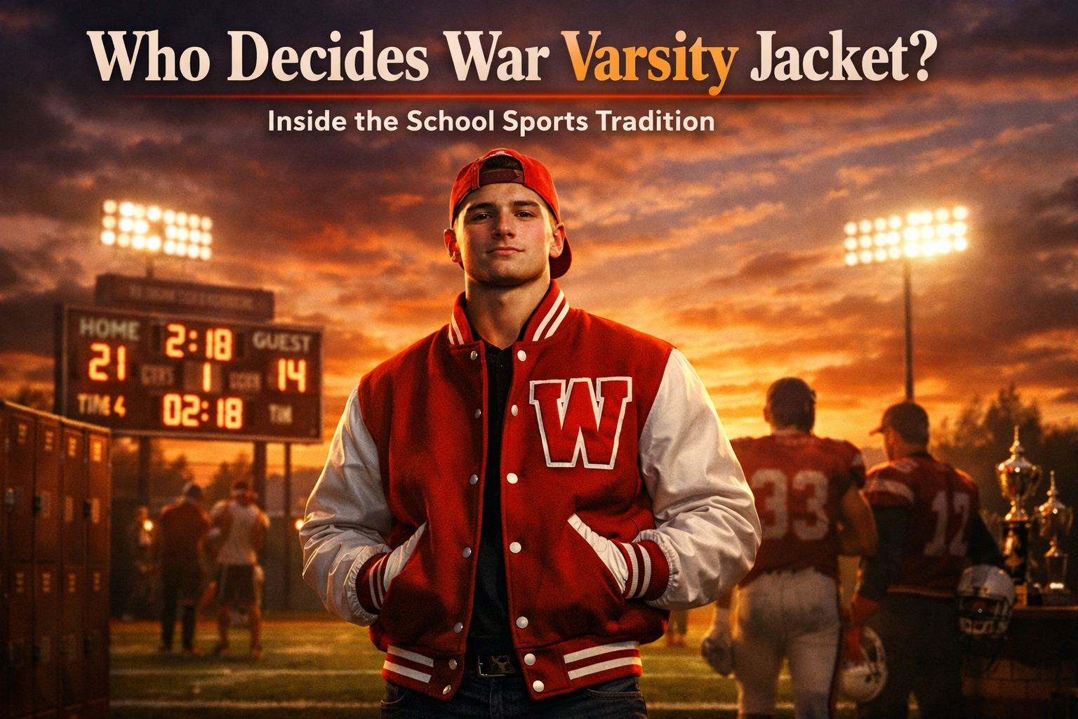 Who Decides War Varsity Jacket