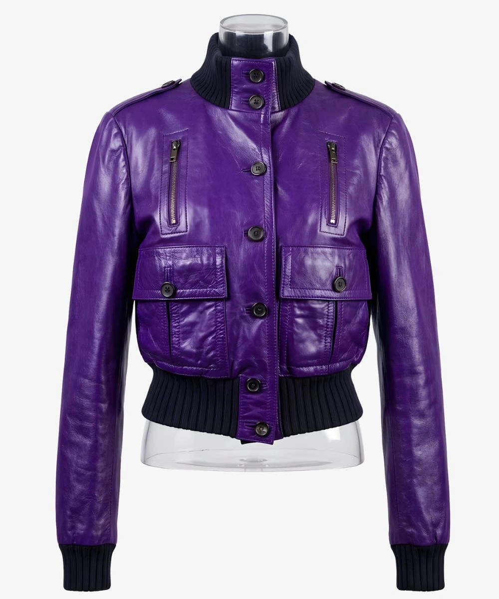 American-Singer-Madonna-2026-Coachella-Valley-Music-And-Arts-Festival-Purple-Leather-Bomber-Jacket.webp