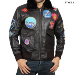 Tom Cruise Top Gun Leather Jacket