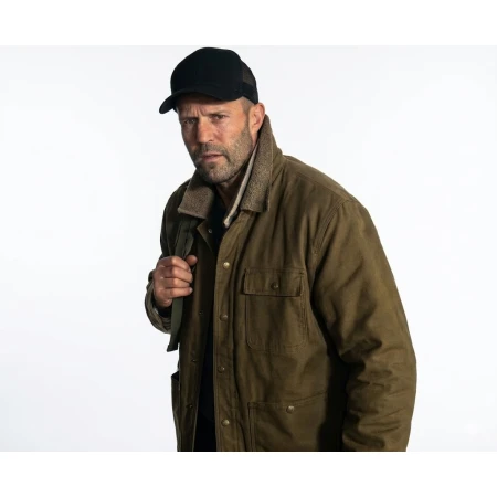 Jason Statham Mutiny Shearling Jacket.