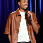 Ontonio-Kareem-TV-Series-The-Tonight-Show-Starring-Jimmy-Fallon-S13-Brown-Leather-Jacket