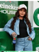 Paris Berelc Coachella 2026 Denim Jacket