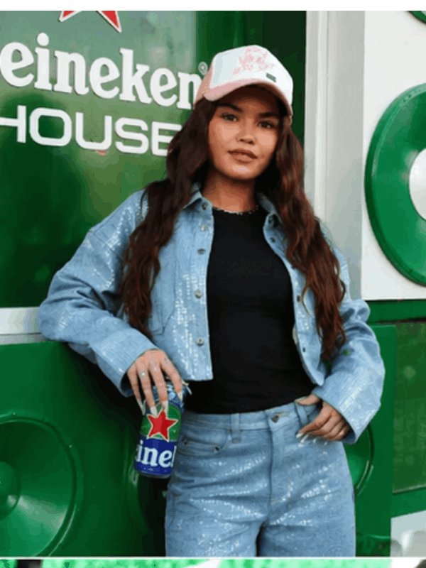 Paris Berelc Coachella 2026 Denim Jacket