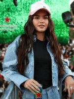 Paris Berelc Heineken House Coachella 2026 Sequin Denim Jacket