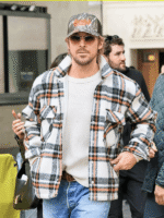 Ryan Gosling Promotion Project Hail Mary Plaid Jacket