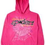 Spider pink hoodie