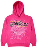 Spider pink hoodie